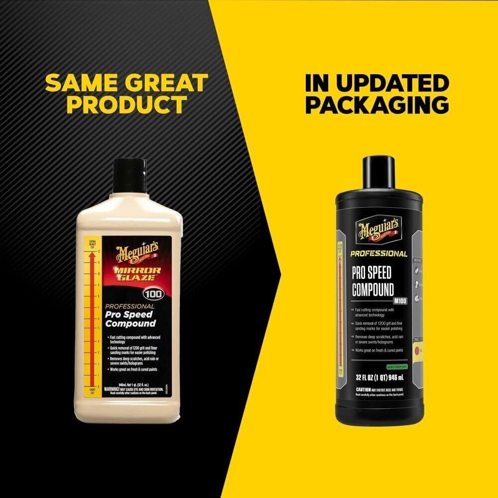Meguiar’s M100 Mirror Glaze Pro Speed Compound 945 мл – абразивная паста Heavy Cut 3 Meguiar’s M100 Mirror Glaze Pro Speed Compound 945 мл – абразивная паста Heavy Cut 3