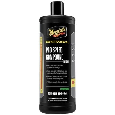 Meguiar’s M100 Mirror Glaze Pro Speed Compound 945 ml – greita abrazyvinė poliravimo pasta (Heavy Cut) Meguiar’s M100 Mirror Glaze Pro Speed Compound 945 ml – greita abrazyvinė poliravimo pasta (Heavy Cut)