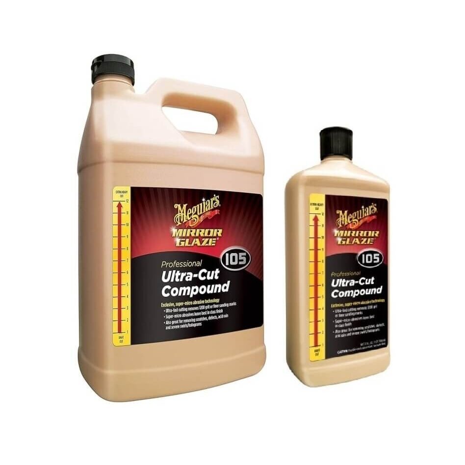 Meguiar’s M105 Mirror Glaze Ultra Cut Compound – паста Heavy Cut для быстрой коррекции ЛКП Meguiar’s M105 Mirror Glaze Ultra Cut Compound – паста Heavy Cut для быстрой коррекции ЛКП