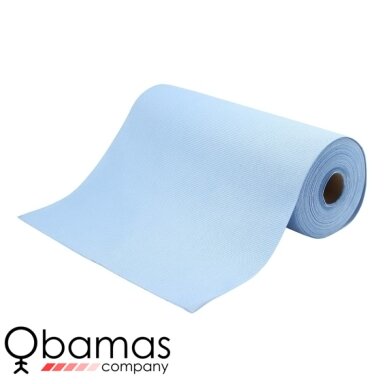 Mikropluošto šluostės rulone stiklui – langams Top Glass BLUE 30 × 30 cm, 50 vnt.