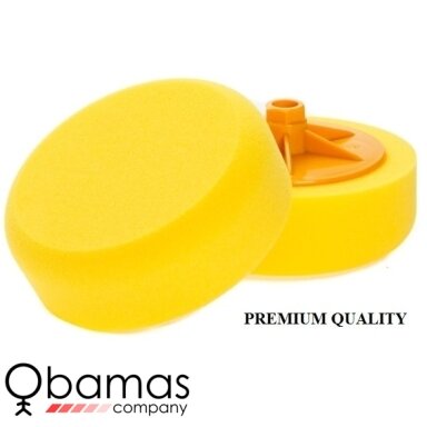 NAT Premium One-Step Rotary M14 YELLOW poliravimo kempinė 150 mm