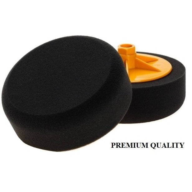 NAT Premium Finishing Rotary M14 BLACK polishing foam pad 150 mm