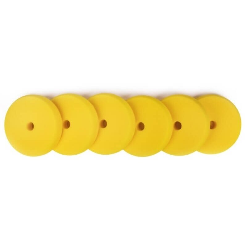 Żółte pady polerskie NAT Six Pack DA One-Step / Polishing 135 mm, 6 szt. 1