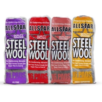 Plieniniai šveistukai Steel Wool 16 vnt