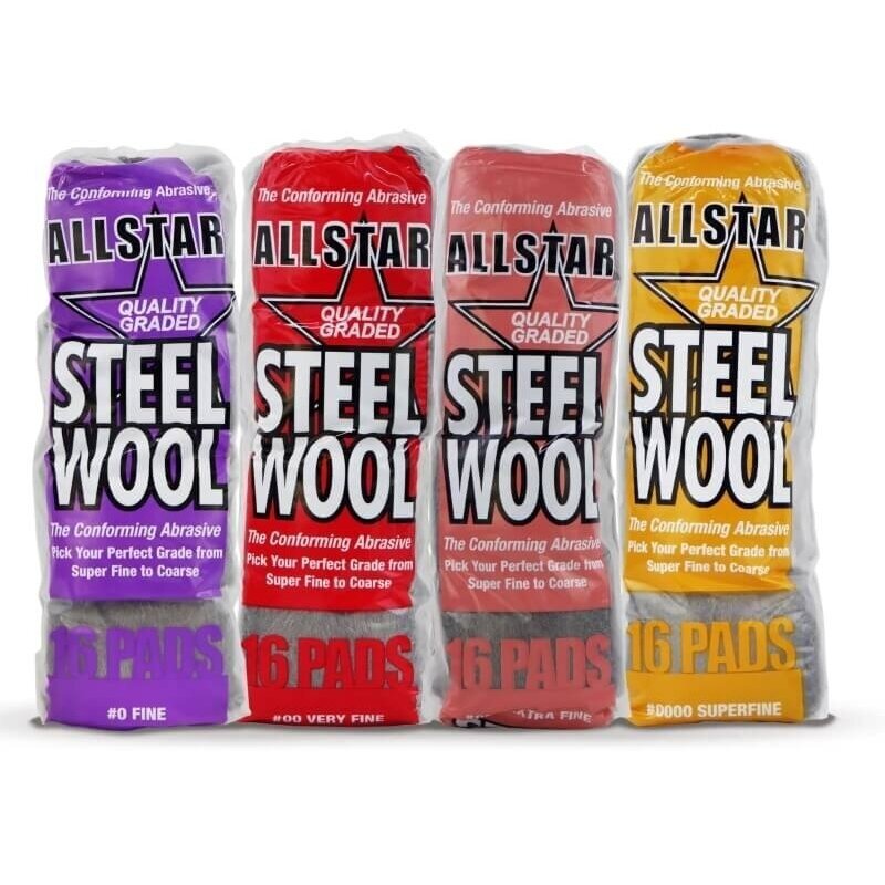 Plieniniai šveistukai Steel Wool 16 vnt