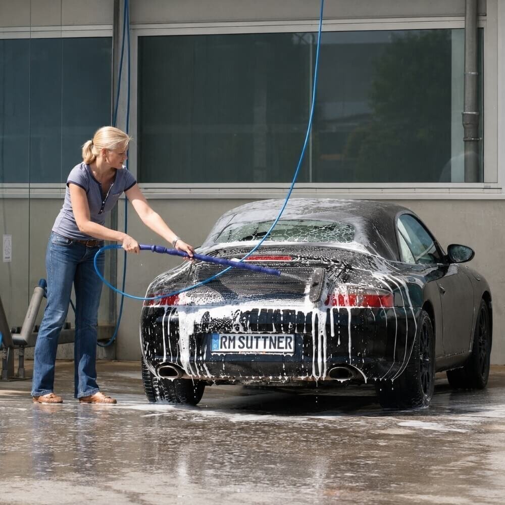 R+M Suttner easywash365+ keičiamas natūralaus plauko plovimo šepetys 90 mm 1