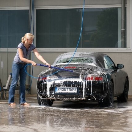 R+M Suttner easywash365+ keičiamas natūralaus plauko plovimo šepetys 90 mm 1