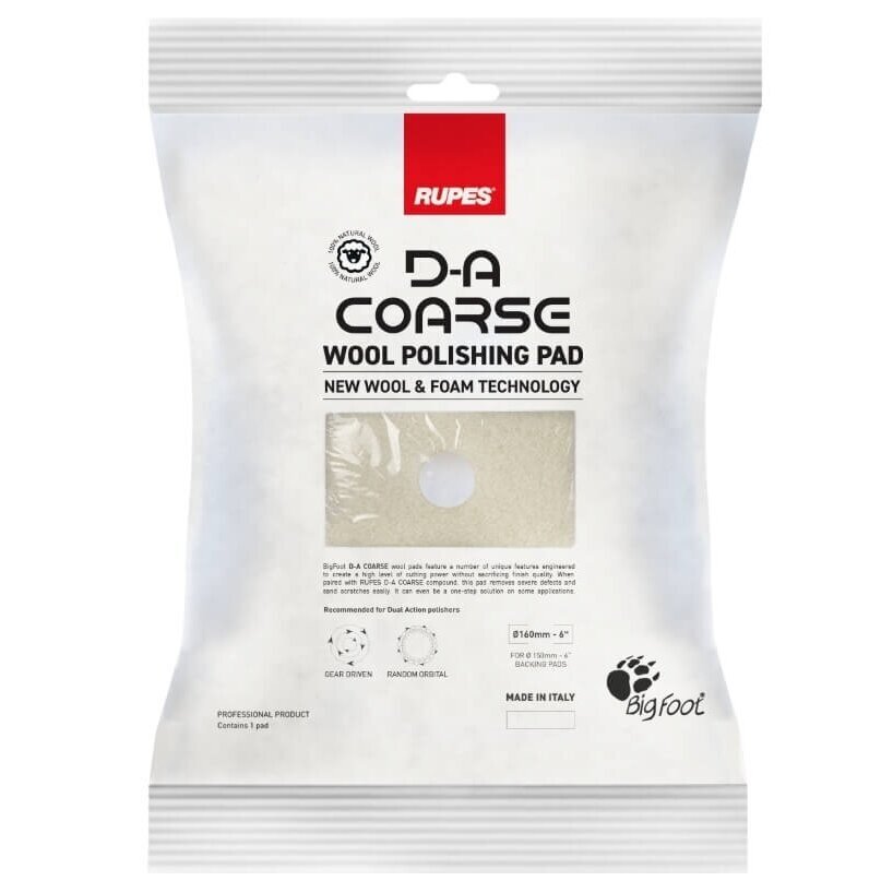 RUPES D-A Coarse Wool poliravimo avikailis