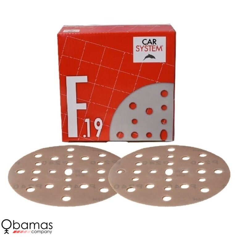 Carsystem F.19 Film-Backed Sanding Discs 150 mm, 50 pcs 1