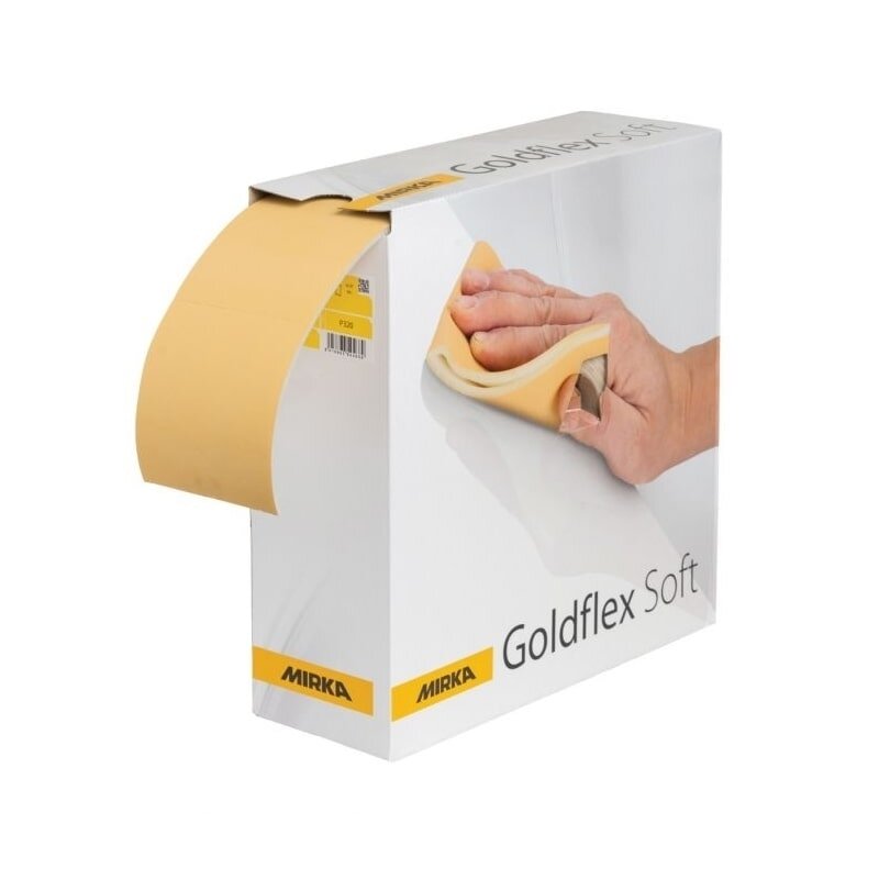 MIRKA Goldflex Soft papier ścierny na gąbce 115 x 125 mm