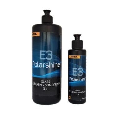 Mirka Polarshine E3 stiklo poliravimo pasta – įbrėžimams ir pažeidimams šalinti
