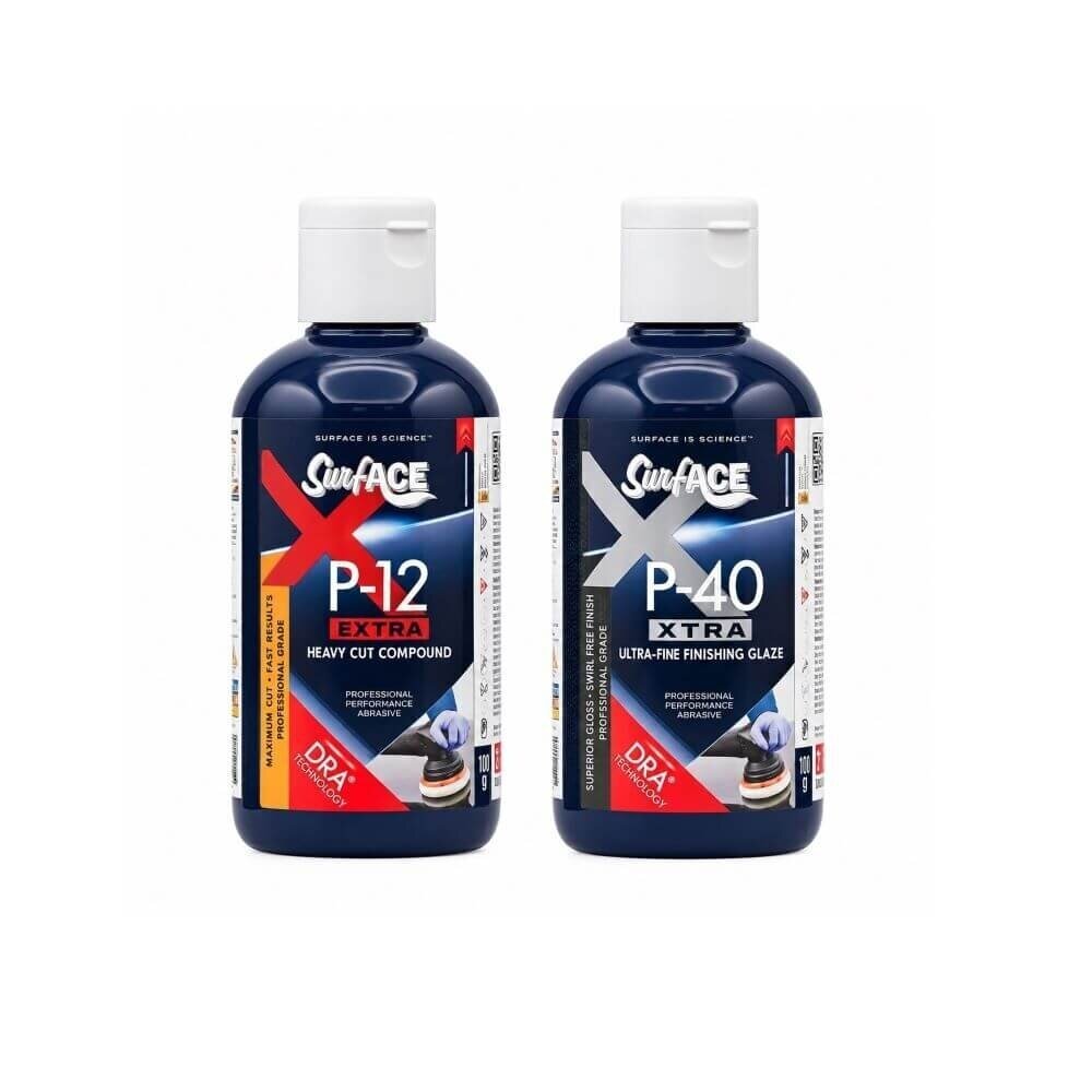 SURF-ACE P12 + P40 poliravimo pastų rinkinys 2 × 100 g