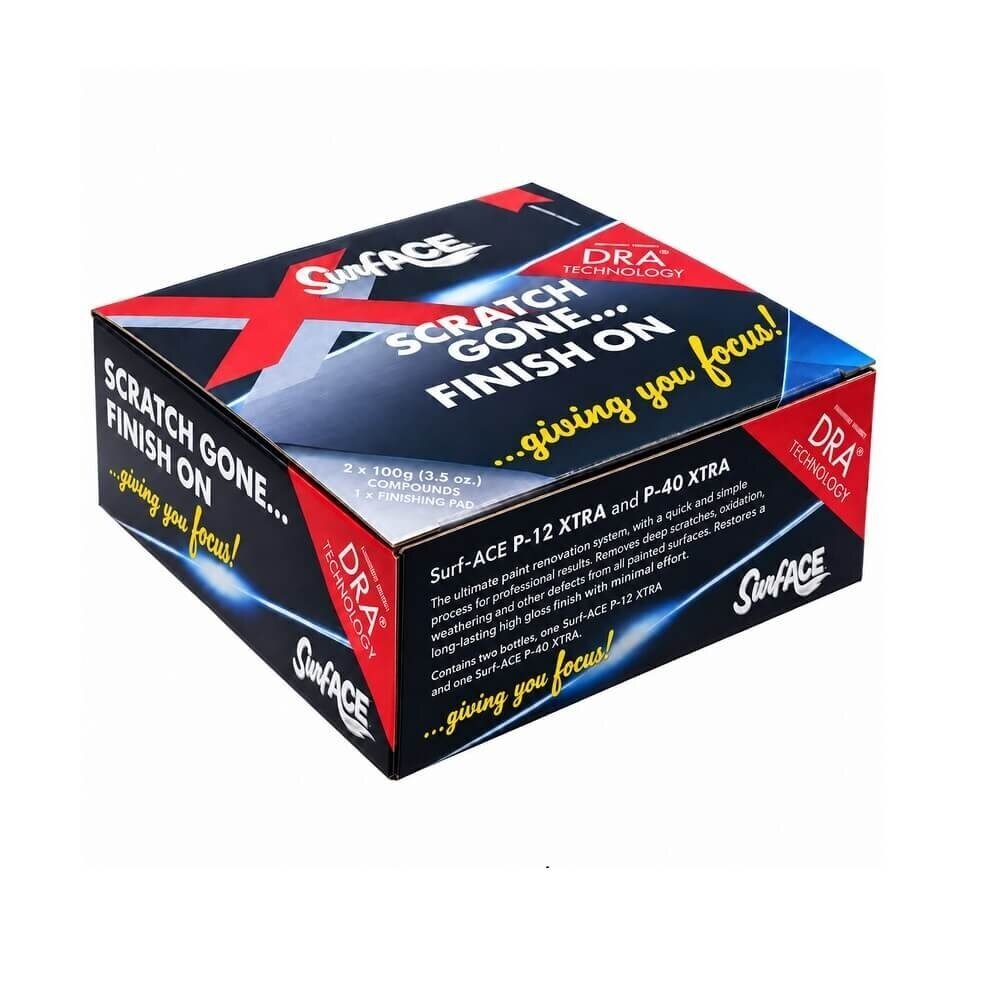 SURF-ACE P12 + P40 poliravimo pastų rinkinys 2 × 100 g 1