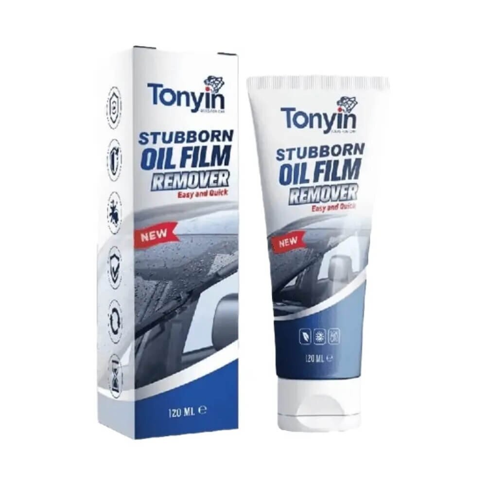 Tonyin Stubborn Oil Film Remover stiklų valymo–nuriebalinimo pasta 120 ml