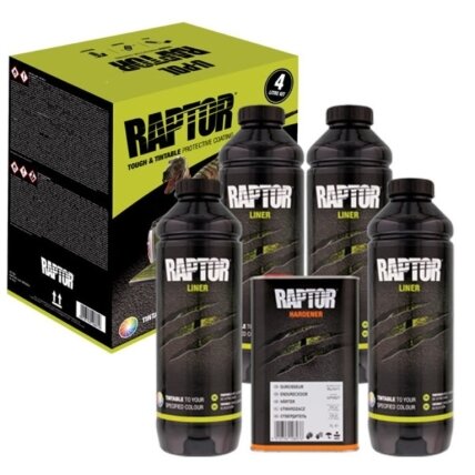 U-POL RAPTOR zestaw powłoki ochronnej 3,8 L
